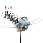 Hdtv Antenna 1080p Outdoor Amplified Digital 360 Rotor Hd Tv Uhf Vhf Fm 150 Mile