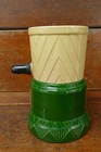 Antique Original Green River Soda Syrup Counter Soda Fountain Dispenser Crock