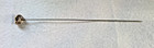 Antique 3 Ring Brass Knot Hatpin 8   Long Victorian Cottage Core Hat Pin