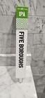 Five Boroughs Beer Tap Handle New York City Craft Beer Tall 12  Rare Free Ship
