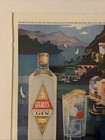 1963 Gilbeys Dry Gin Print Ad Portofino Italian Riviera Vtg 1960s Arthur Taylor