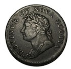 Old Highgrade 1832 Nova Scotia Canada Half Penny Token