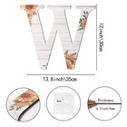 Large Wooden Letters 12 Inch Rustic Wooden Letters W For Wall Decor Home Wood   