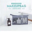 Travel Water Proof Makeup Bag Mesh Cosmetic Pouch Toiletry Organizer