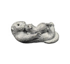 Wolf Original Inuit Hand Carved Carved Mother Otter   Baby Otter