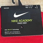 Nike Academy Knee High Soccer Socks Red Dri Fit Men Women Sz L Sx4120 601
