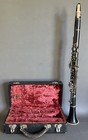 Vintage Antique Elkhart Cavalier Wood Clarinet With Case Bb