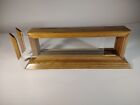 Model Train Display Case Ho Scale   Oak