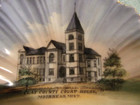 Vintage Moorhead Minnesota Clay County Court House  Souvenir Trinket Dish Bowl