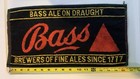 Vintage Bass Ale Bar Towel Mancave Bar Beer Rag Bass Ale On Draught