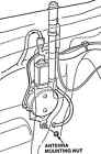 Power Antenna Kit - 1968 Thru 1982 Chevy Corvette C3 Am Fm Car Radio