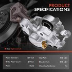 2x Rear Left   Right Brake Caliper For Jaguar Xj12 1974-1979 Xj6 74-87 Xjs 76-94