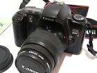Canon Eos Rebelx S Vintage 35mm Slr Film Camera  35-80mm Lens  New Battery