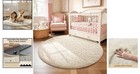 Soft Non-slip 4  Ivory Shag Rug - Perfect For Kids  Rooms   Play Areas