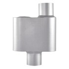 Universal Mufflers performance Automotive Exhaust Muffler   single 2 25  Silver