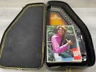 Vintage Rhythm Band Inc Brown Wooden Sunburst Design Instrument Chroma Harp
