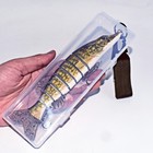 8inch Fishing Lure Bait Bass Muskie Crankbait Fishing Tackle Fishhook Yellow