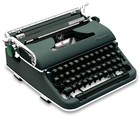 Green 1959 Olympia Sm4 Manual Typewriter  reconditioned refurbished  Sm3 De Luxe