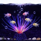 Silicone Glowing Effect Fish Tank Decorations For Aquarium  Artificial Soft A   