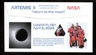Artemis 2 - Lunar Flyby - Houston Mission Control Postmark - Spacestamps1