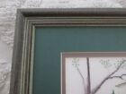 Framed   Dbl  Matted Amish Learning To Quilt Cross Stitch - 31-3 4  X 12-1 4 