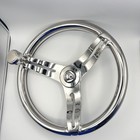 Cimbro Salt Water Boat Steering Wheel knob Polished Stainless Steel   Gussi