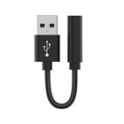 Usb A To 3 5mm Jack Audio Adapter Earphones Microphone Conversion With External