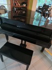 Horugel Black Ebony Finish Grand Piano 88 Keys 3 Pedals With Bench