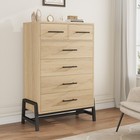6 Drawer Chest Storage Cabinets Wooden Dresser Room Organization Furniture
