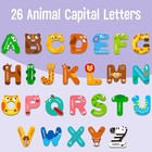 Large Size Magnetic Letters  Cute Animal Alphabet Abc Magnets For Fridge