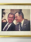 President George Bush Signed Autographed 8x10 Photo Picture Framed
