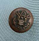 Rare Antique Solid Copper Bridle Rosette From Army Cavalry Wwi