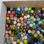 Mixed Glass Marbles Lot 550  Swirl Cat Eye Shooters Multicolored Vtg 5 Lbs 15 Oz