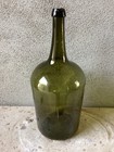 19    Large Green Antique Carboy Demijohn Bottle Circa 1800s