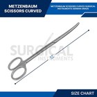 Metzenbaum Scissors 5 5  Curved Surgical Stainless Steel German Grade