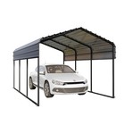 10  X 15  Carport Upgraded Carport With Heavy Duty  Car Shelter Garage For Boat