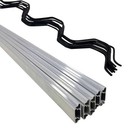Greenhouse Wiggle Wire Lock Channel 6 6ft Spring Channelaluminum Alloy 10 20pack