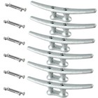 Dock Cleat 4  6  8  10  Hot Dipped Galvanized Cast Iron Boat Cleats With Hardwar