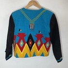 Vtg Mexican Jacket Southwest Hand Embroidered Irene Pulos Sz M   See Flaws