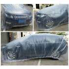 Clear Plastic Temporary Universal Disposable Car Cover Rain Dust Garage Cover Us