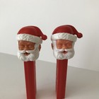 Vintage X2 Santa Claus Pez Dispenser Yugoslavia 3 942 683 No Feet Collectible