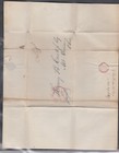 Usa 1839 Stampless Cover New York To Mount Veron Ohio With Wax Seal