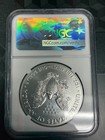 2017 Silver Eagle Ngc Ms70 First Day Of Issue Elizabeth Jones Signed Label 
