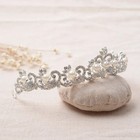 Magnificent Pearl Rhinestone Bridal Crowns Tiaras Fashion Crystal Diadem For