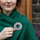 New Pewter Celtic Brooch Irish Ireland Scottish Scotland Ladies Pin