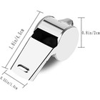 24-pack Stainless Steel Whistles With Lanyards - Loud  Clear Sound For Coaches 