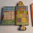Vintage Trade Stimulator Punchboard Lot National Game 5     Girl Under Cover