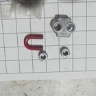 Qty 6   Crosby G-450 Wire Rope Clip 1 4  Red U-bolt   - -   Also Fits 6mm   7mm