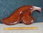 Vintage Mcm  Retro Wooden Leaf Shaped Serving Tray Platter 2 Section 17    Overall