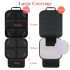 Car Seat Protector  Thick Padding Seat Protector Under Baby Car Seat  600d Wa Us